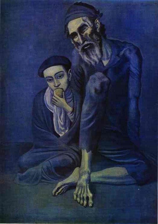 Le mendiant et l'enfant - Pablo Picasso