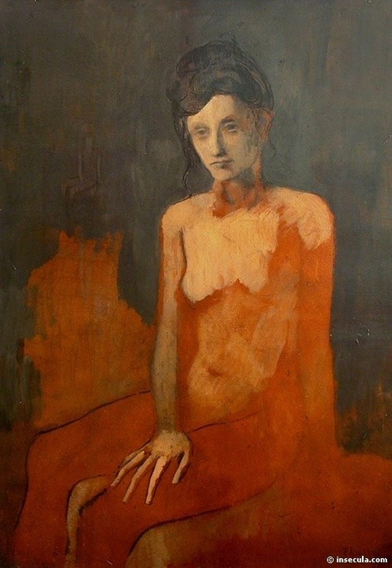 Nu assis - Pablo Picasso
