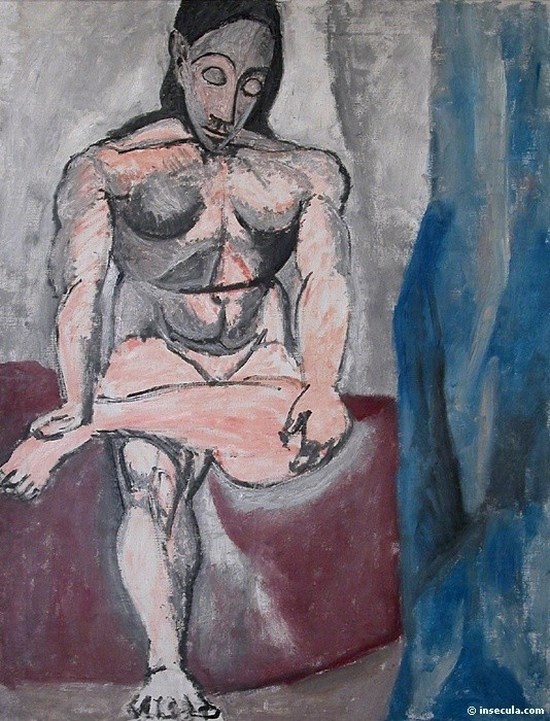 Nu assis - Pablo Picasso