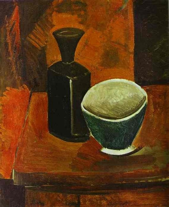 Bol et bouteille - Pablo Picasso