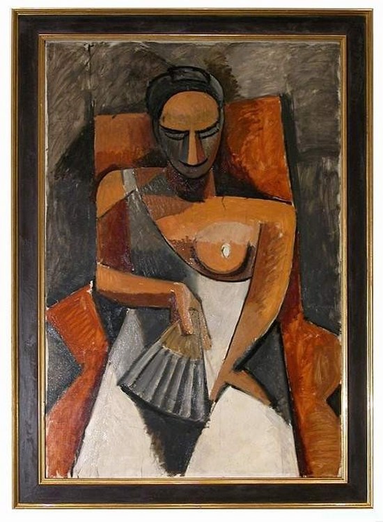 Femme à l'éventail - Pablo Picasso