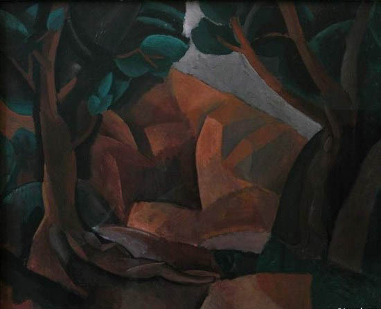 Paysage avec deux figures - Pablo Picasso