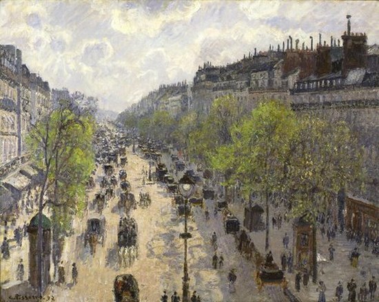 Boulevard Montmartre - Camille Pissarro