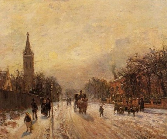 Eglise de tous les saints - Camille Pissarro
