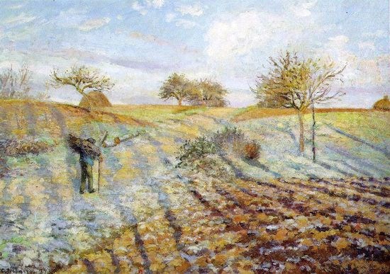 Gelée blanche - Camille Pissarro