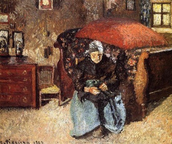 Vieille femme - Camille Pissarro