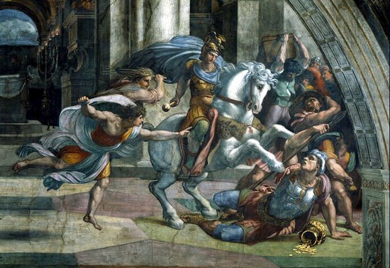 Héliodore chassé du peuple - Raffaello