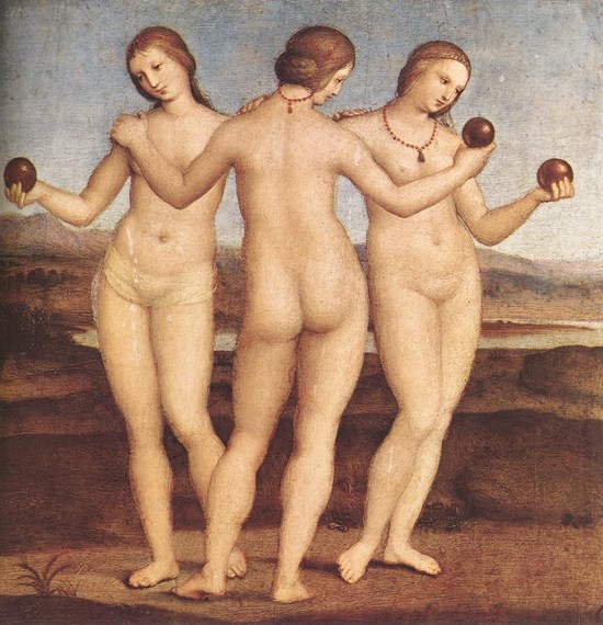 Les trois gracieuses - Raffaello