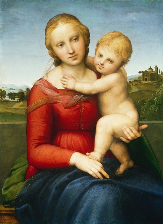 La Madone et l'enfant - Raffaello