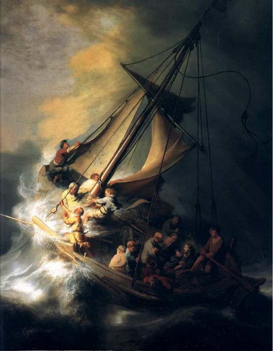Le christ dans la tempête - Rembrandt