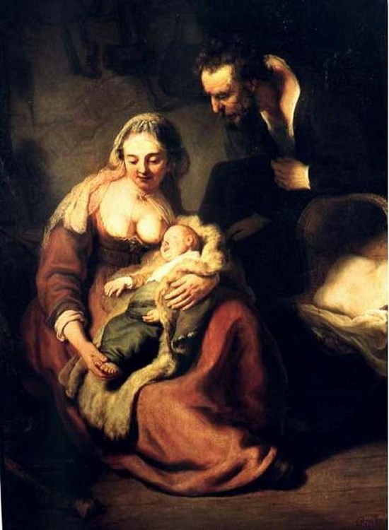 La sainte famille - Rembrandt