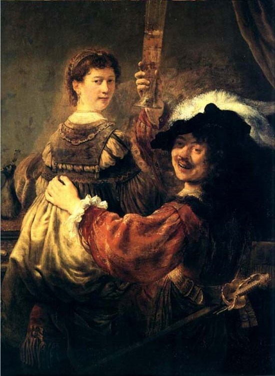 Autoportrait avec Saskia ou le prodigue - Rembrandt