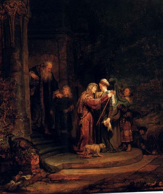 La visitation - Rembrandt