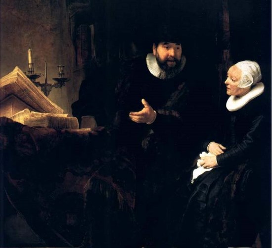 Le prédicateur Menonite Cornelis - Rembrandt