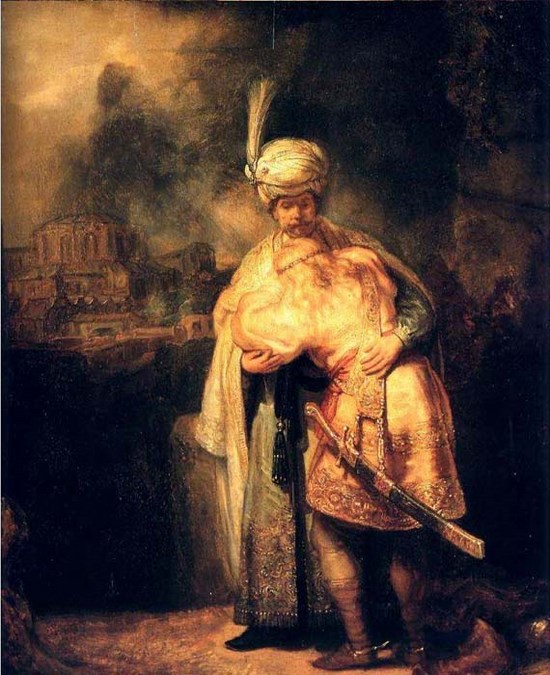 David et Jonathan - Rembrandt