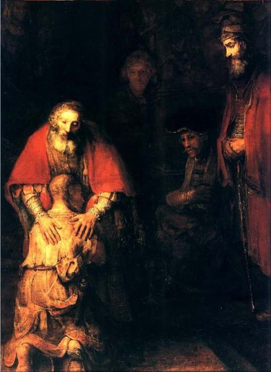 Le retour de l'enfant prodigue - Rembrandt