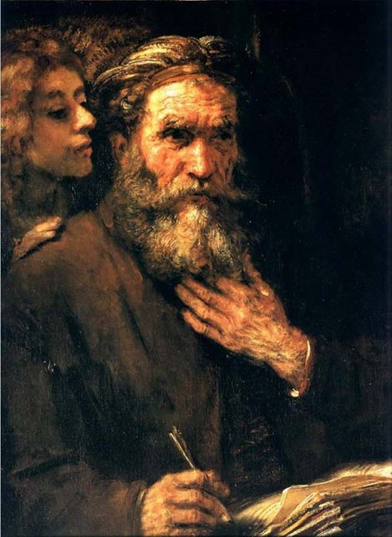 Saint Matthieu et l'ange - Rembrandt
