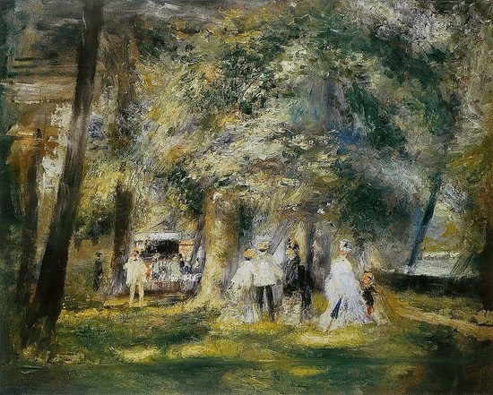 Dans le Parc de Saint-Cloud - Auguste Renoir