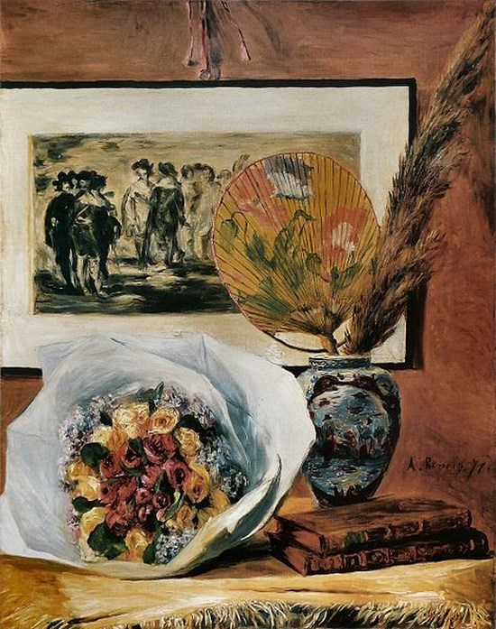 Nature morte au bouquet - Auguste Renoir