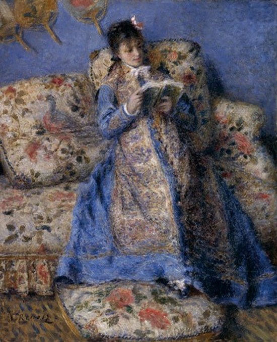 Camille Monet lisant - Auguste Renoir