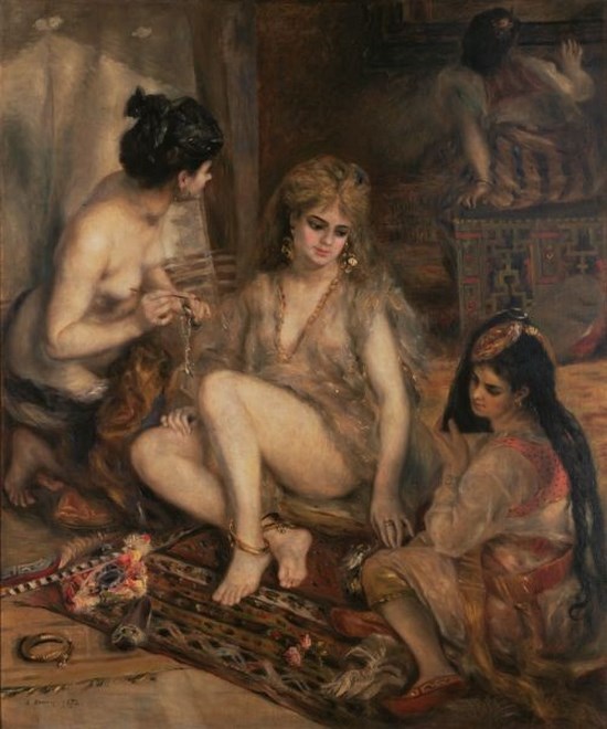 Intérieur de harem à Montmartre (Parisiennes habillées en algériennes) - Auguste Renoir
