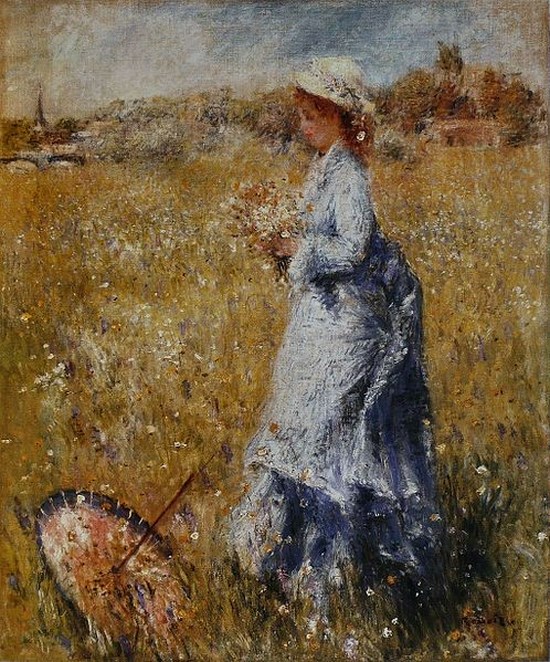 L'Ombrelle renversée - Auguste Renoir