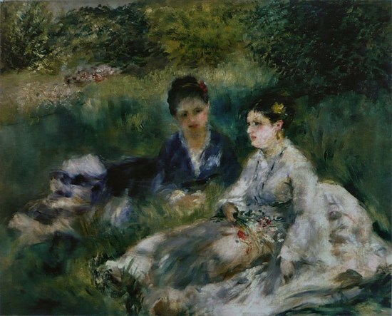 Deux femmes dans l'herbe - Auguste Renoir