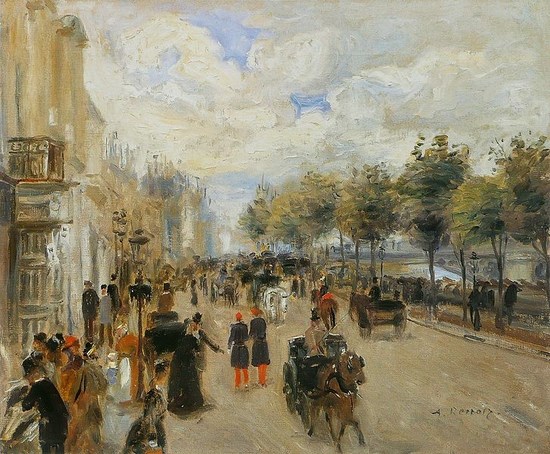 Paris, le quai Malaquais - Auguste Renoir
