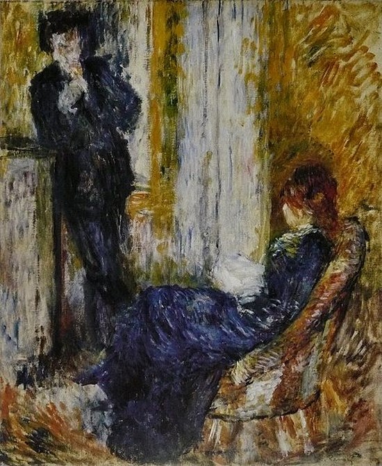 Au coin de cheminée - Auguste Renoir