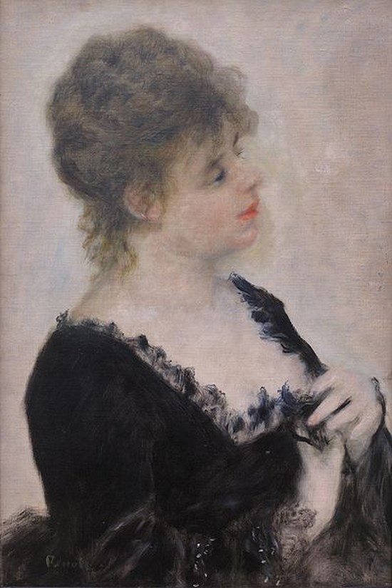 Jeune Femme en noir - Auguste Renoir