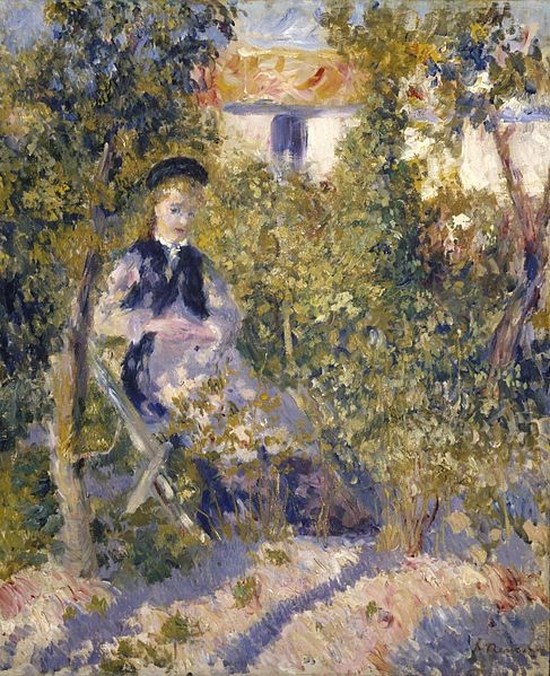 Nini dans le jardin - Auguste Renoir