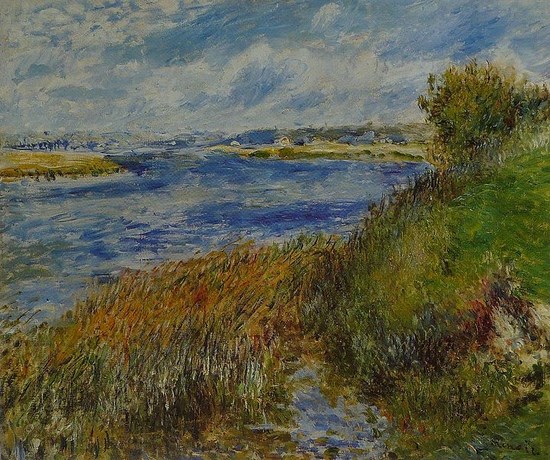 La Seine à Champrosay - Auguste Renoir