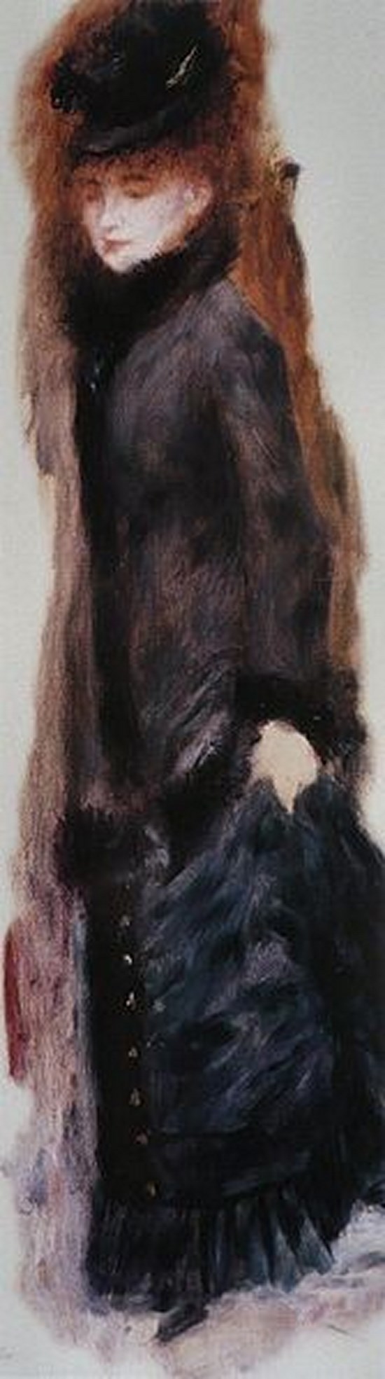Femme relevant sa jupe - Auguste Renoir