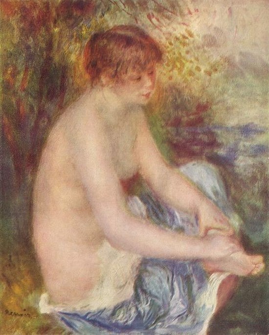 Petit nu bleu - Auguste Renoir