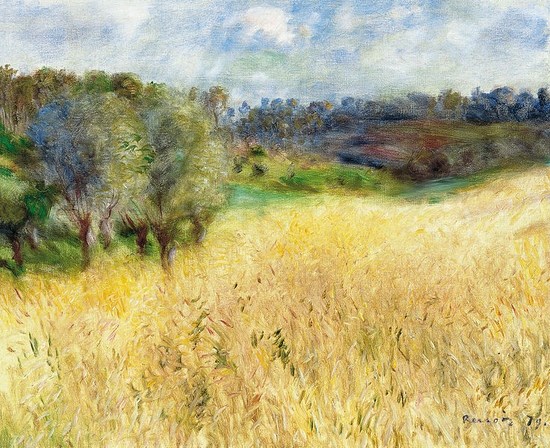 Champ de blé - Auguste Renoir