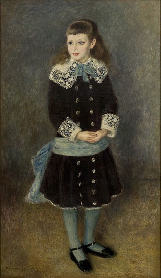 Marthe Bérard (La Fillette à la ceinture bleue) - Auguste Renoir