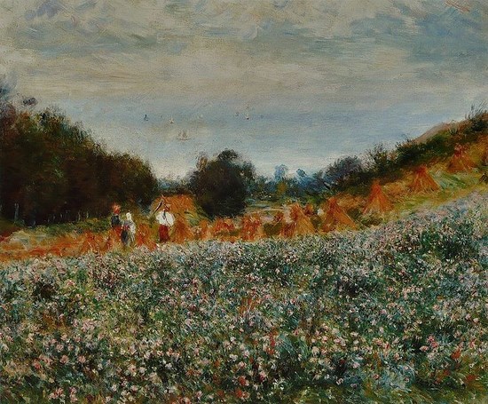 La Moisson à Berneval - Auguste Renoir