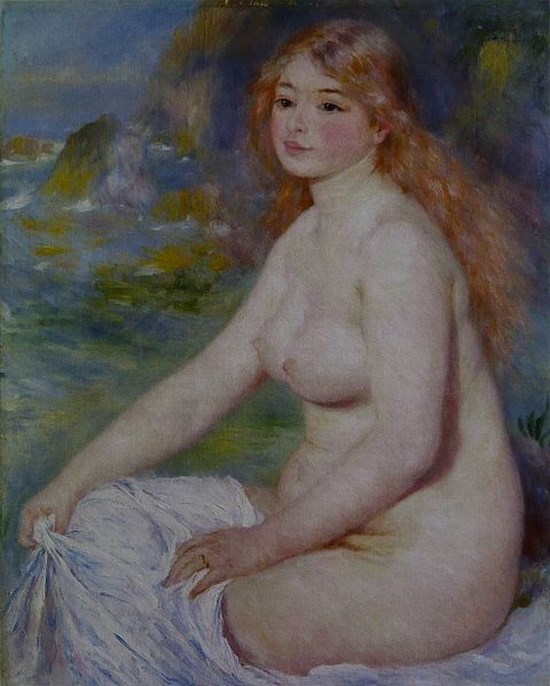 Baigneuse blonde - Auguste Renoir