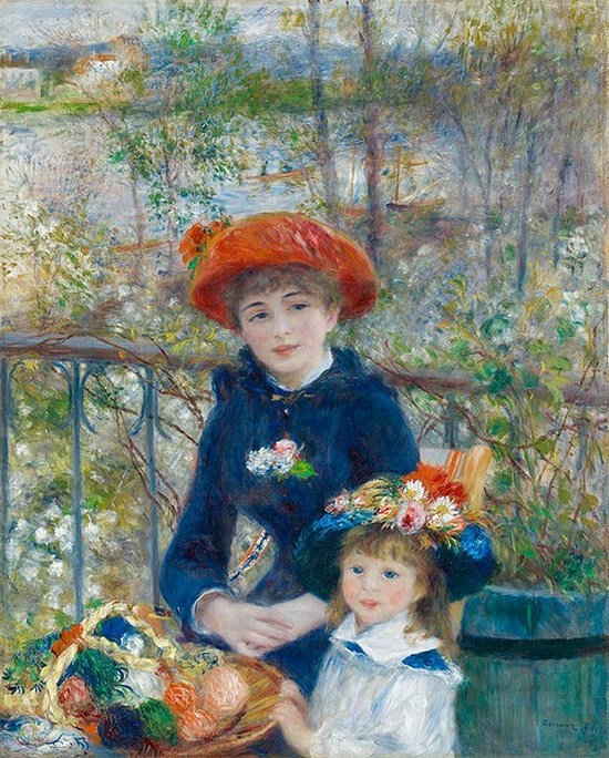 Les Deux Sœurs (Sur la terrasse) - Auguste Renoir