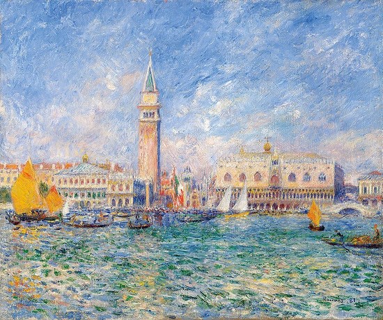Le Palais des Doges à Venise - Auguste Renoir