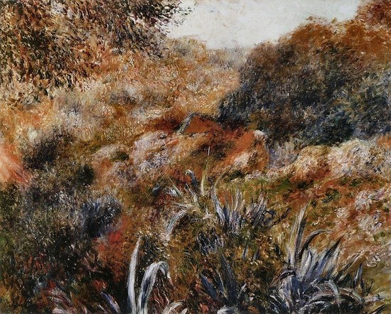 Paysage algérien : Le Ravin de la femme sauvage - Auguste Renoir