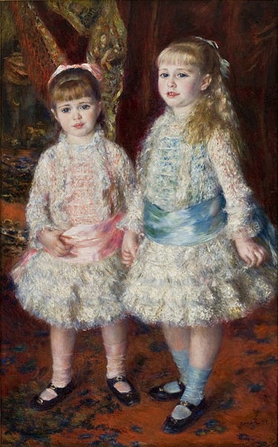 Rose et bleue (Alice et Élisabeth Cahen d'Anvers) - Auguste Renoir