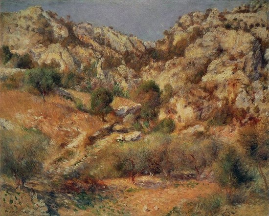 Rochers à l'Estaque - Auguste Renoir