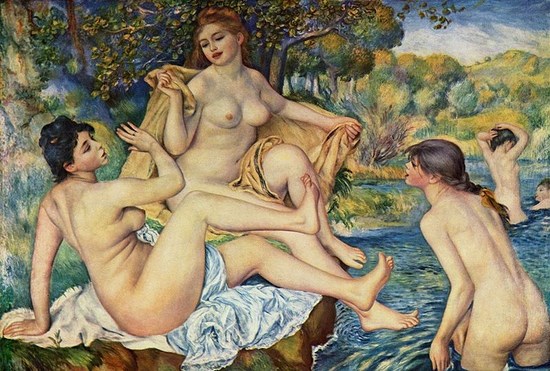Les Grandes Baigneuses - Auguste Renoir