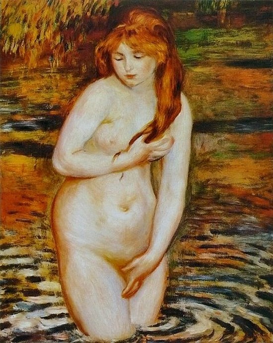 Jeune Femme se baignant - Auguste Renoir
