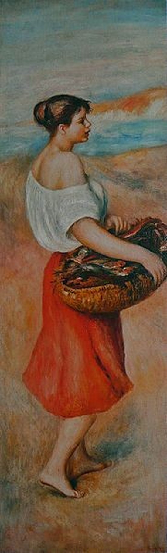 La Marchande de poissons - Auguste Renoir