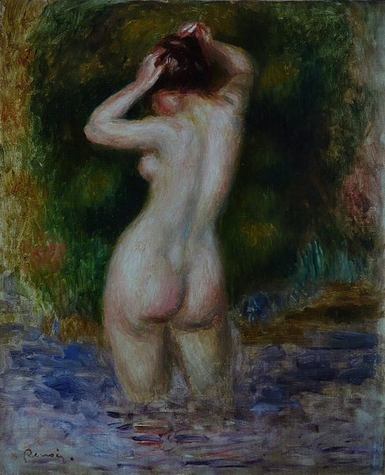 Nu barbotant - Auguste Renoir
