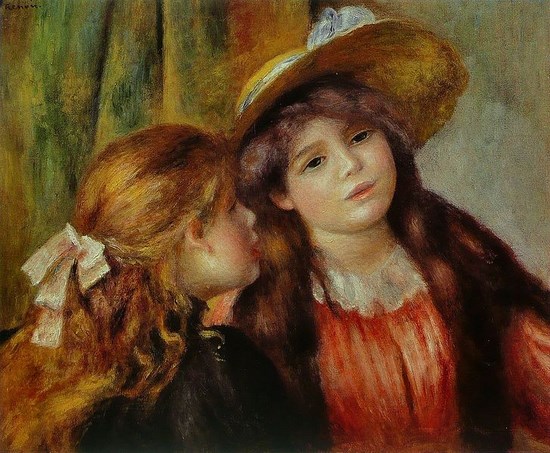 Portrait de deux fillettes - Auguste Renoir