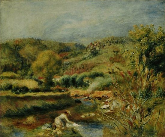 La Laveuse - Auguste Renoir