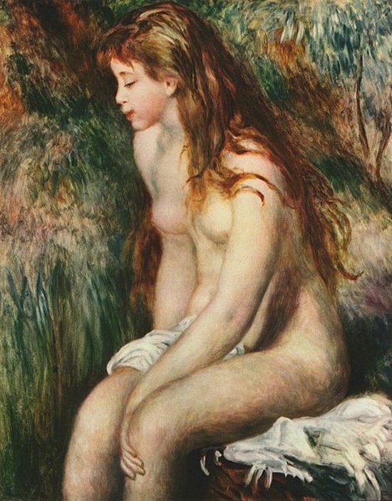 Baigneuse assise - Auguste Renoir